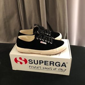 Superga velvet sneakers